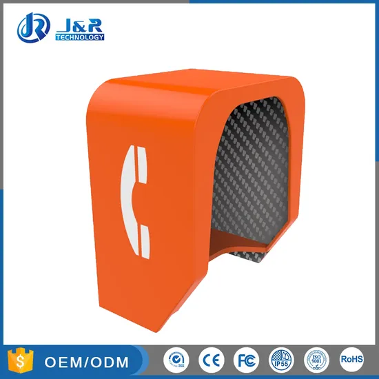 Noise Reduction Phone Hood, Jr-Th-01 Explosion-Proof Phone Booths with Horn & Flashing Beacon